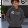 kids-hoodie-classic-grey-sage-front